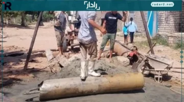 محافظ كفر الشيخ يتابع تنفيذ مشروع الصرف الصحى بقرية الربع في بلطيم